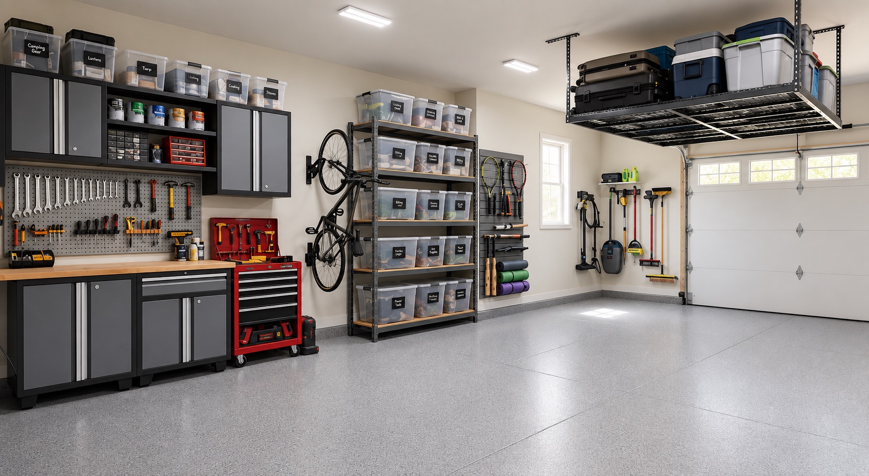 Organized garages