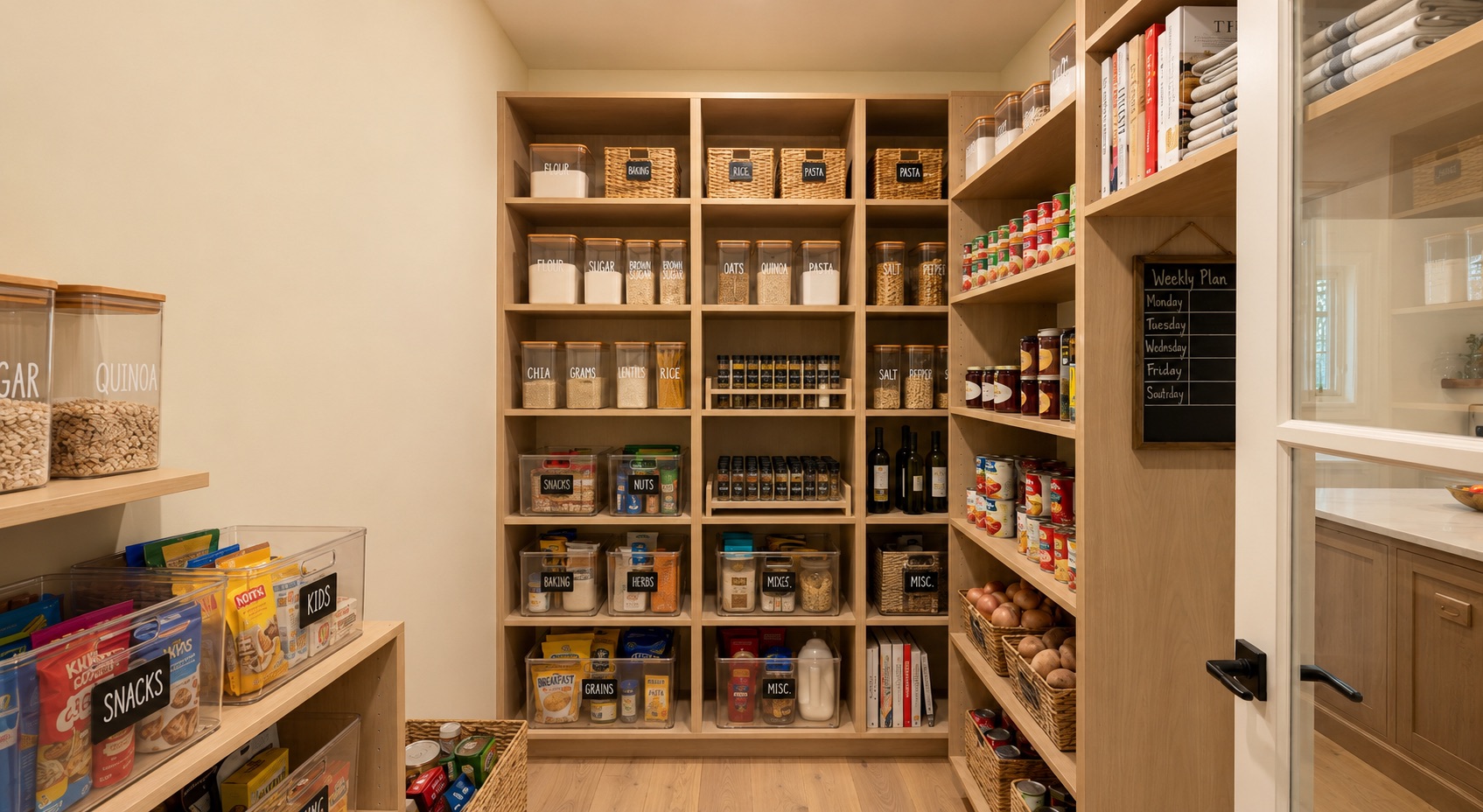 Organized pantries